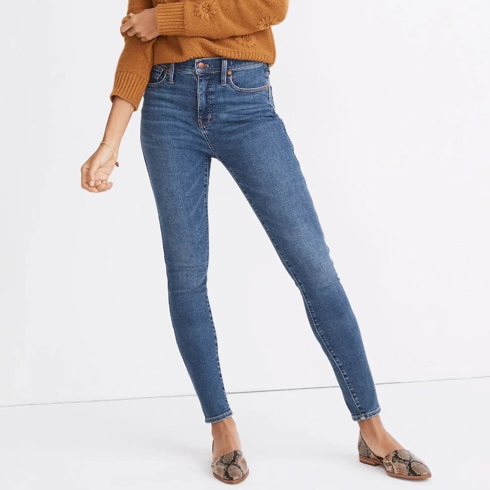 Madewell 10” High-Rise Skinny Jeans (Size 26)